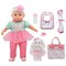 Little Darlings: 16" The Little Ballerina Set - Bunny, Green, Pink - Baby Doll, Plush Bunny, Handbag, Accessories, New Adventures, Toddler Kids Age 2+
